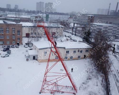 Авиационная стремянка высотой 18 метров