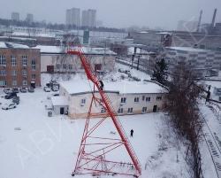 Авиационная стремянка высотой 18 метров